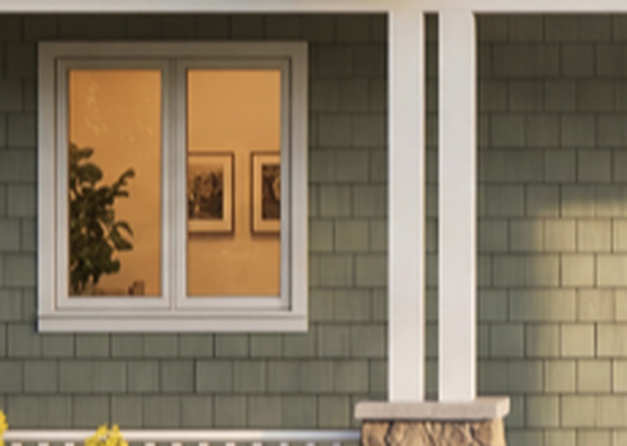 Cedar shingle siding
