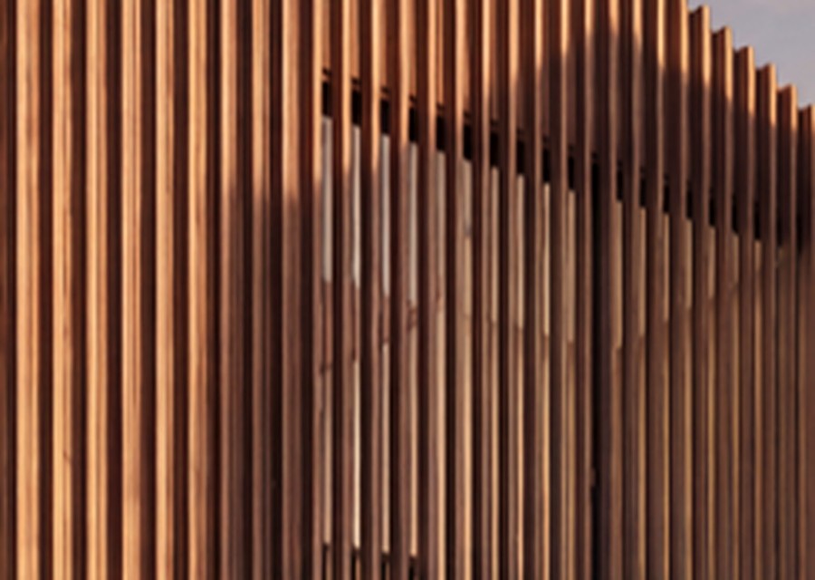 Vertical wood screens